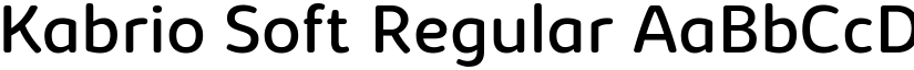 Kabrio Soft Regular font