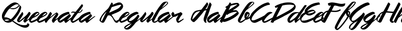 Queenata Regular font