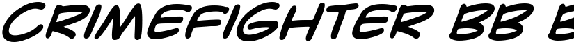 CrimeFighter BB Bold font