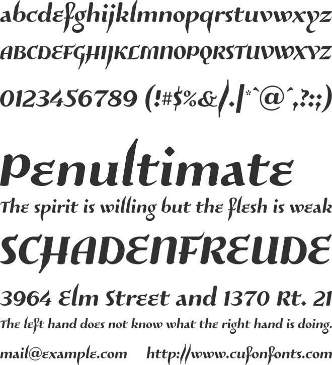 RisaltypS01 font preview