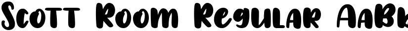 Scott Room Regular font