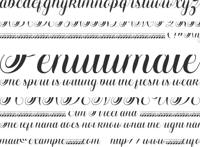 Anzilam font preview