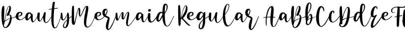 BeautyMermaid Regular font