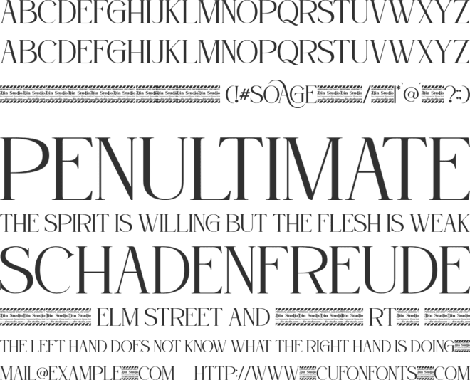 Soage Personal Use font preview