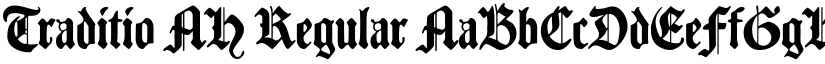Traditio AH Regular font