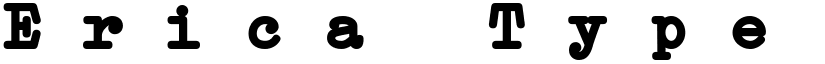 Erica Type Bold Italic font