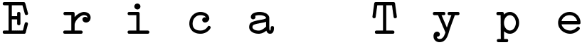 Erica Type Italic font