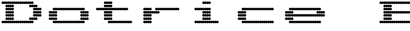 Dotrice Bold Expanded font