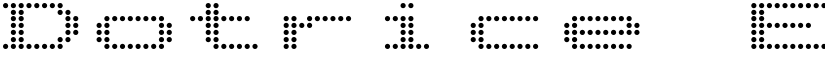 Dotrice Expanded font