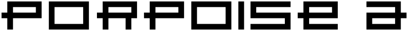 Porpoise font