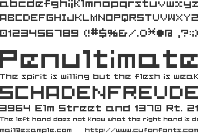 BM Plain font preview