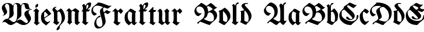 WieynkFraktur Bold font