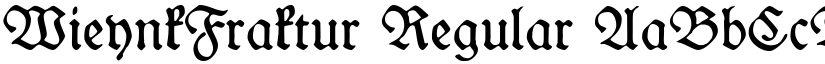 WieynkFraktur Regular font