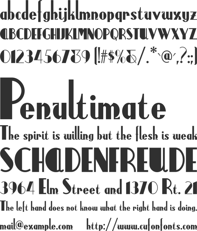 Anchor Steam NF font preview