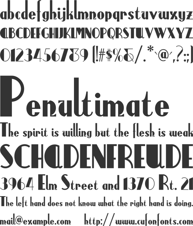 Anchor Steam NF font preview