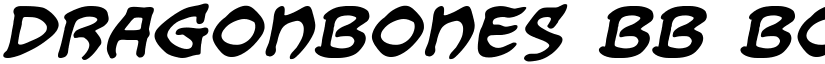 Dragonbones BB Bold font