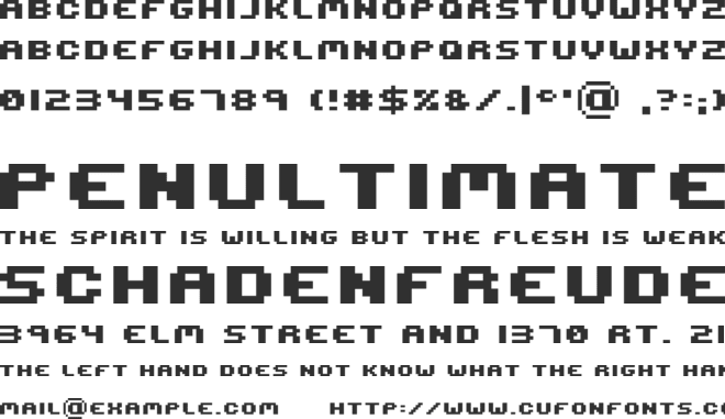 Serious Rounded font preview