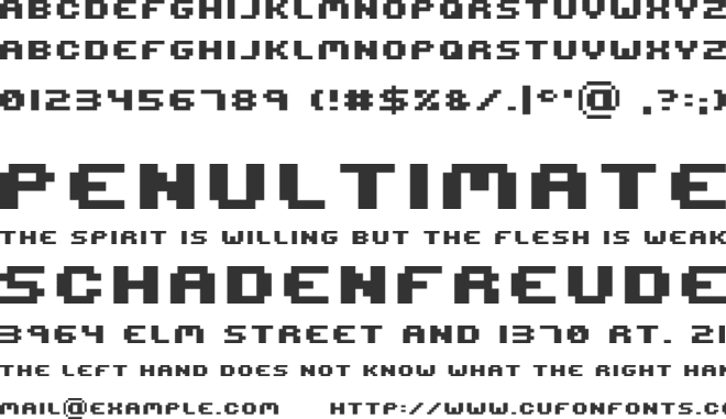 Serious Rounded font preview