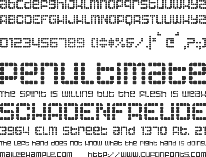Astronaut II font preview