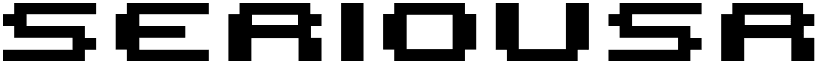 seriousr4b font