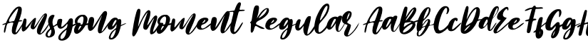 Amsyong Moment Regular font