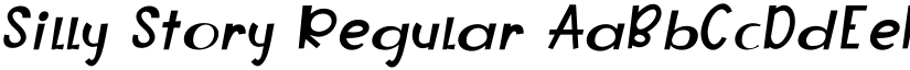 Silly Story Regular font