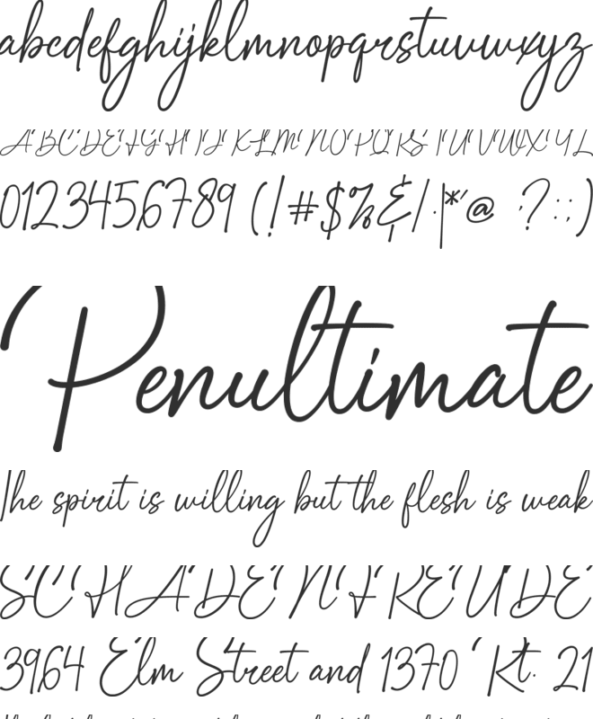 Sagetarius font preview