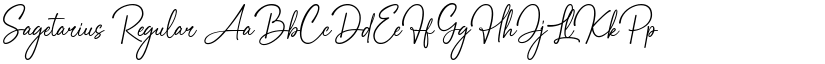 Sagetarius Regular font