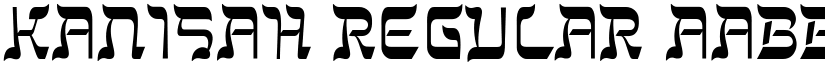 Kanisah Regular font