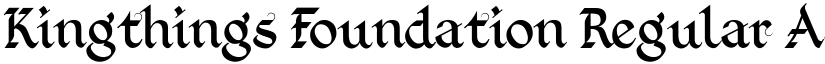 Kingthings Foundation Regular font