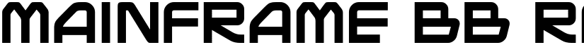 Mainframe BB font download