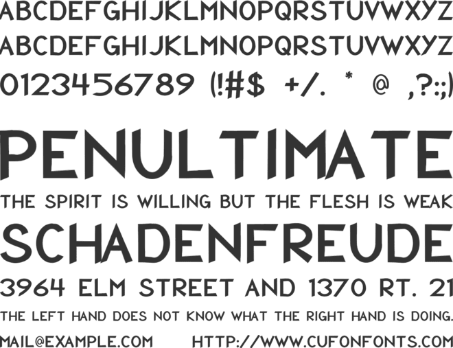 HIVNotRetro font preview