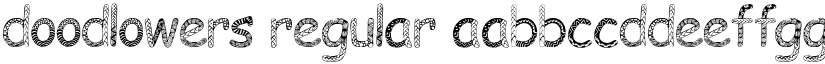 Doodlowers Regular font