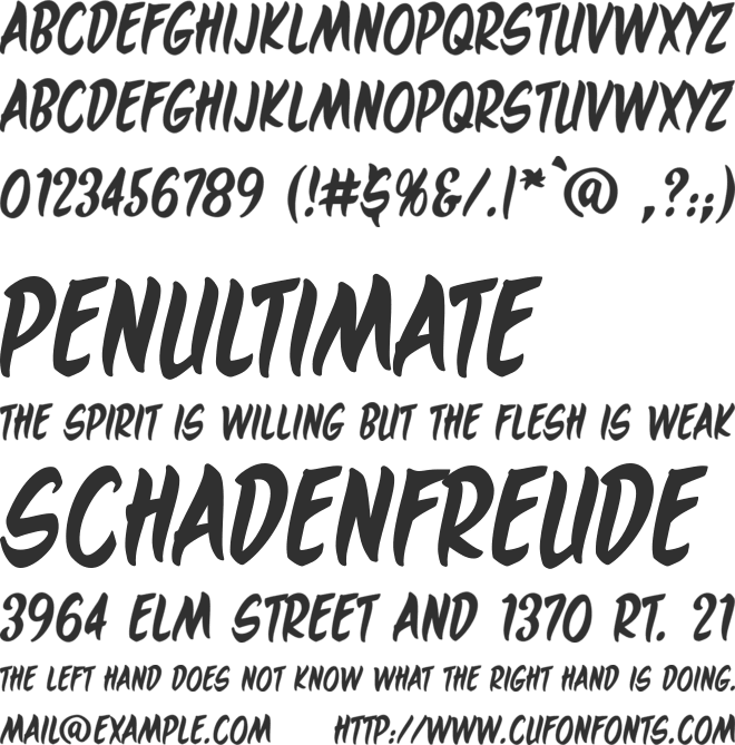 MaroonedOnMars BB font preview
