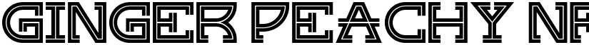 Ginger Peachy NF Regular font