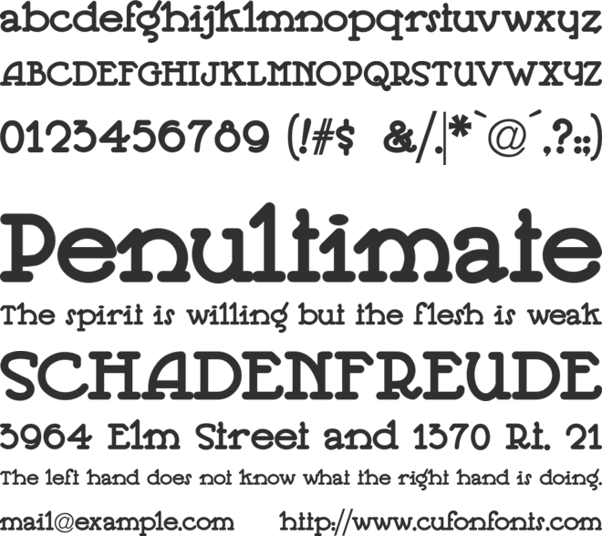 Jeepers font preview