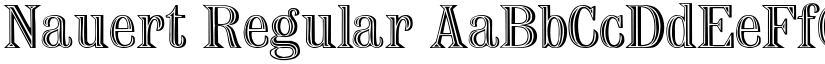 Nauert Regular font