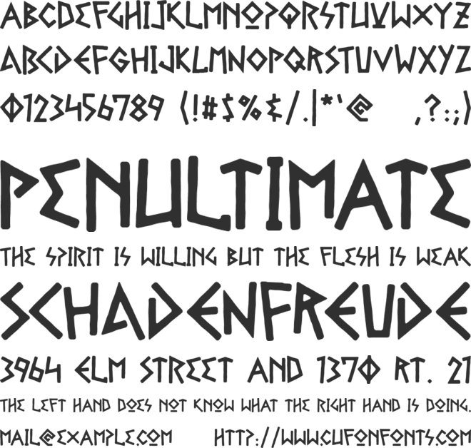 Gelio Fasolada font preview