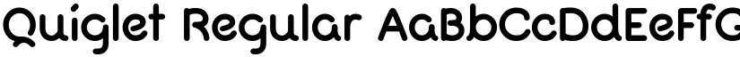 Quiglet Regular font
