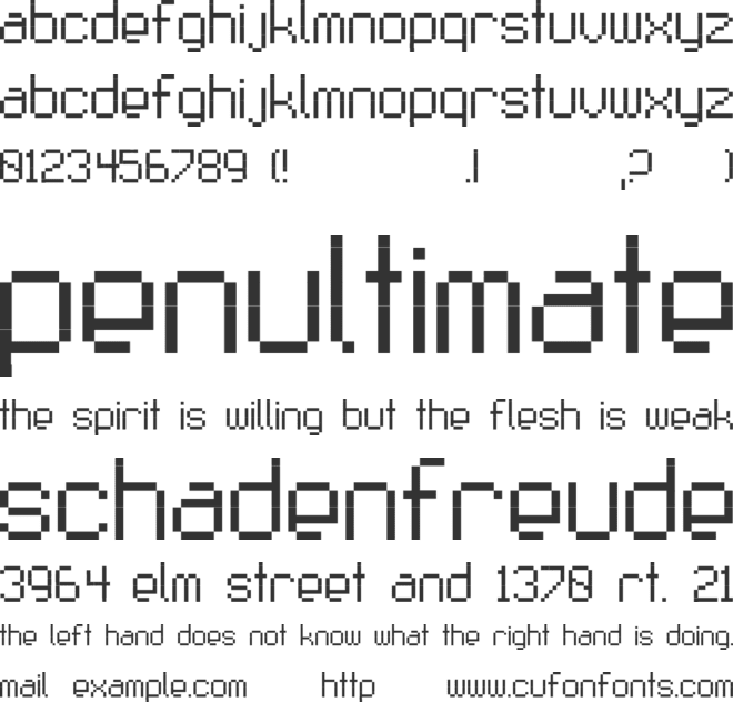 Fruit Salad font preview