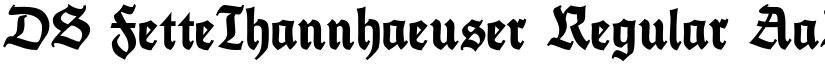 DS FetteThannhaeuser font download