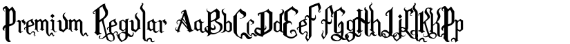 Premium Regular font