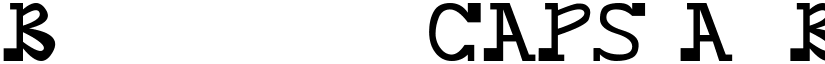 daBoss justCAPS font