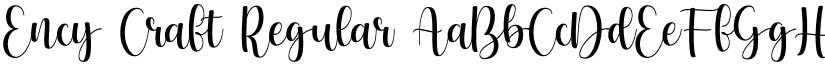 Ency Craft Regular font