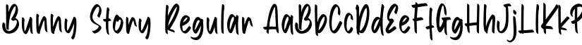 Bunny Story Regular font