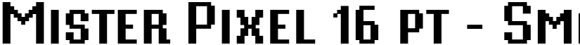 Mister Pixel 16 pt - Small Caps font