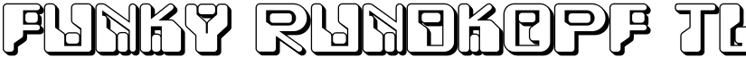 Funky Rundkopf Two NF Regular font