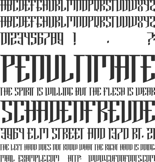 Brooklyn font preview
