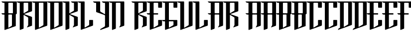 Brooklyn Regular font