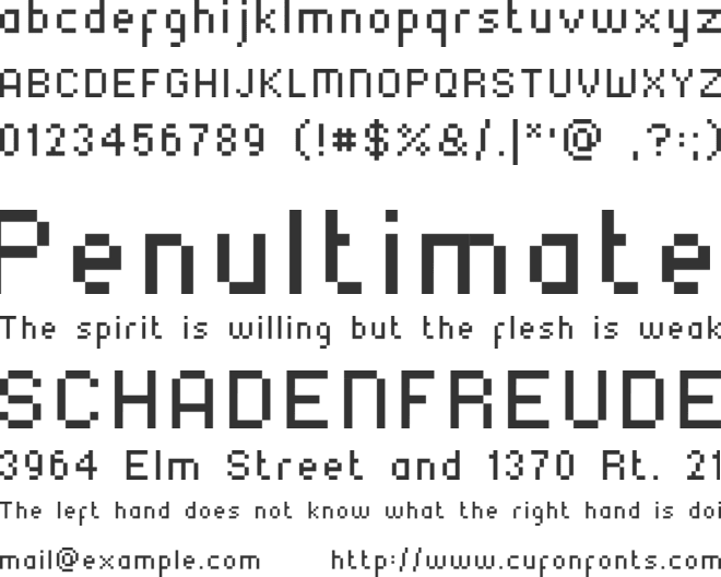 SKA 75 Marul CE font preview